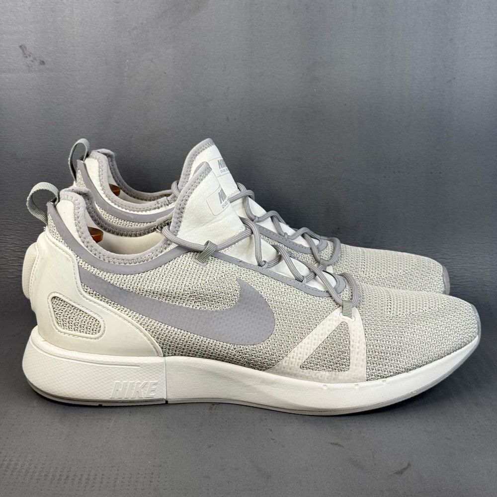 Nike Duel Racer Pale Grey/Dust-Light Bone athletic sneaker shoes men’s size 14